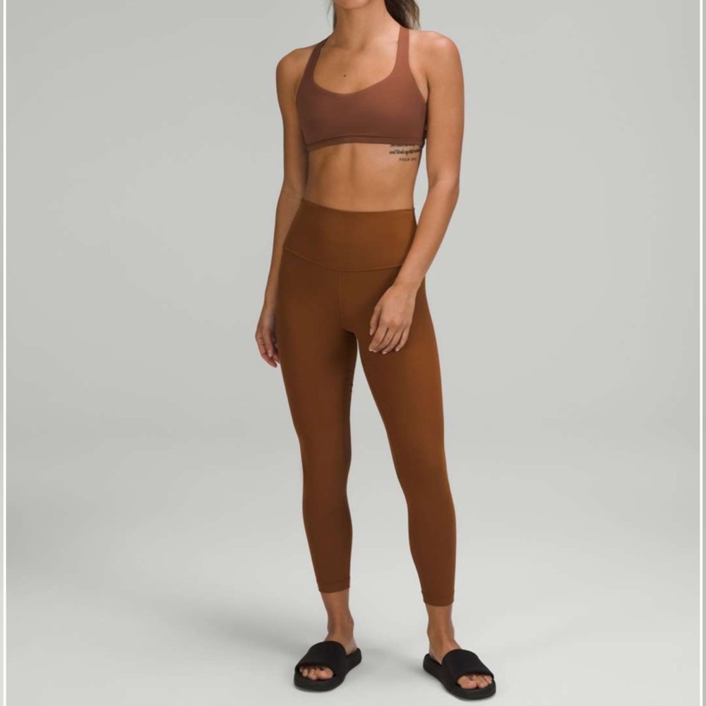 Lululemon ✨LIKE 🆕✨Align✨ Ribbed ✨HR Pant 25" ✨Roasted Brown